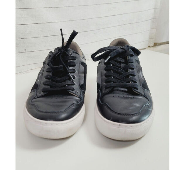 ALLSAINTS Alton Low Top Leather Sneaker in Black, Sz 11 main image 9